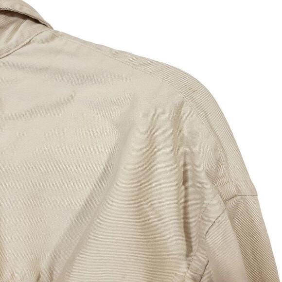 Scandia Woods Button Down Shirt Size Xl Mens Work Cotton Layer Fall Tan Beige  - Picture 7 of 7